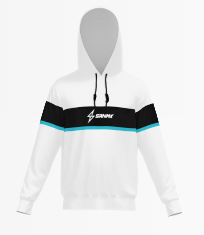 Sweat Ă capuche Bleu et blanc 2 SRN MX