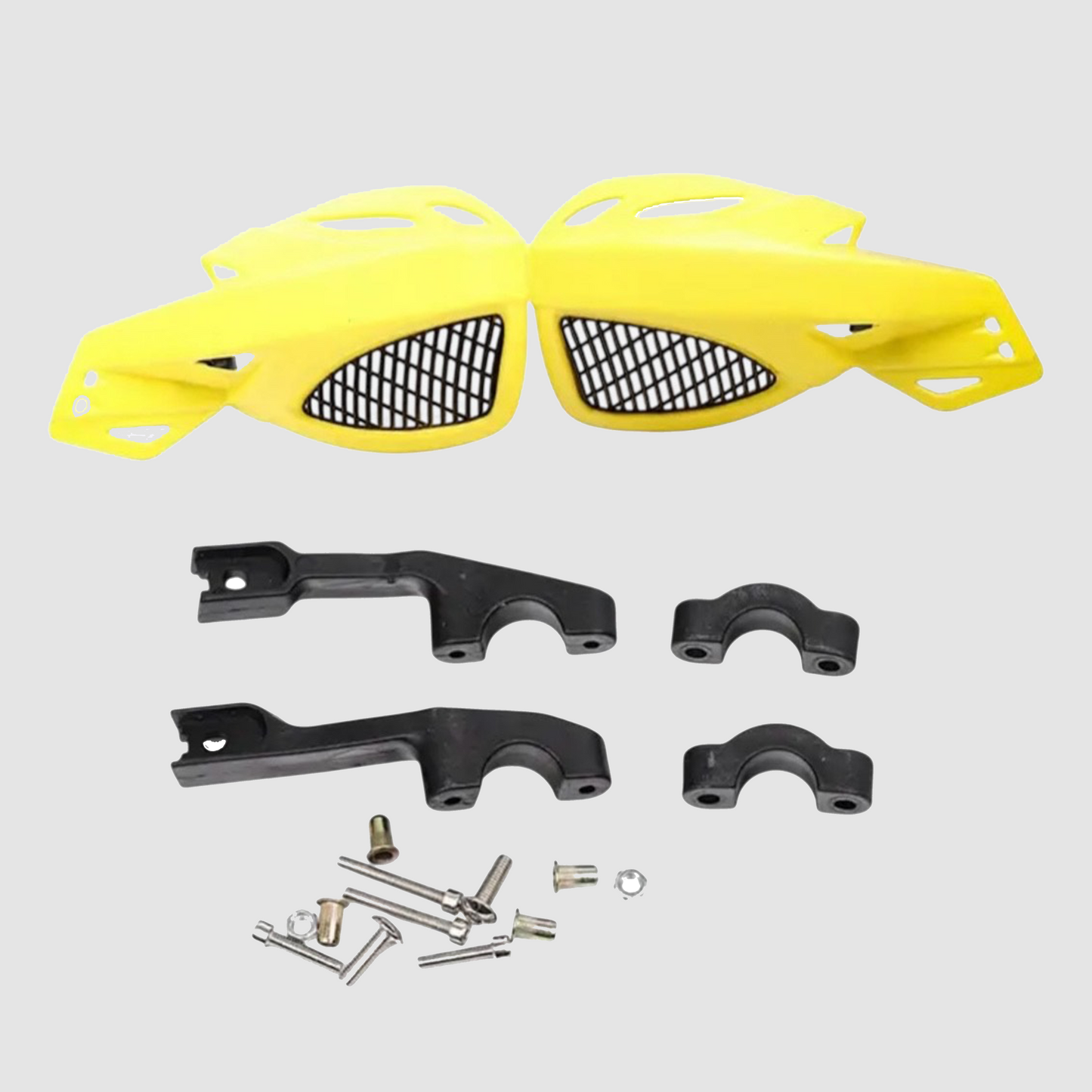 Protèges mains motocross universel jaune