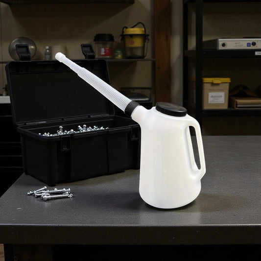 Bidon doseur d'huile avec bec flexible 1.2 litre