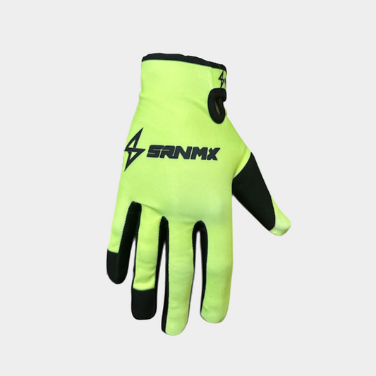 Gants SRN MX Jaune Fluo